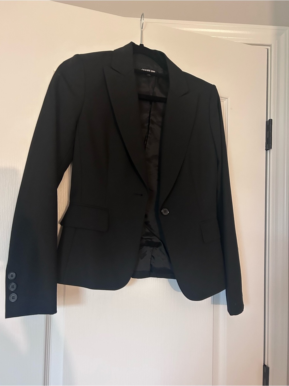 Gianni Bini Black Single-Button Women's Blazer